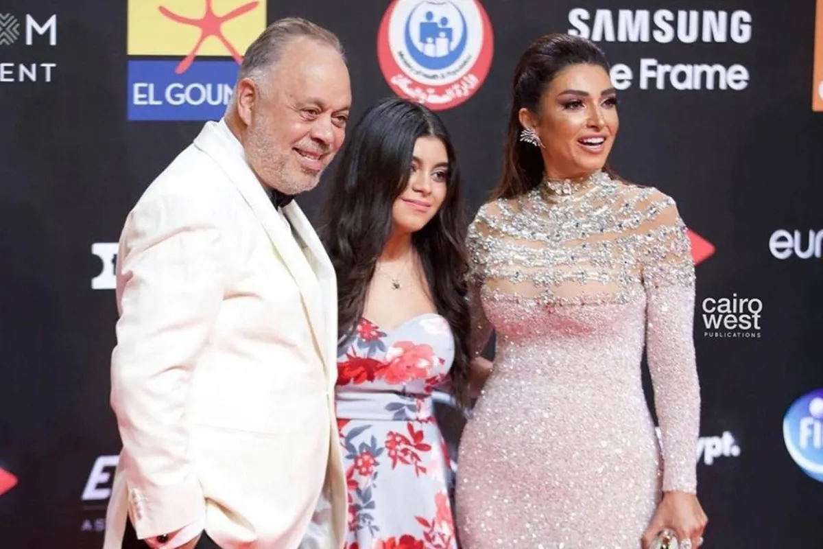 روجينا وزوجها أشرف زكي مع ابنتهما الصغرى مريم - الصورة من حساب روجينا على انستغرام