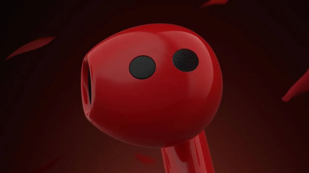 سماعة هواوي اللاسلكية التي تحاكي قلم أحمر الشفاه