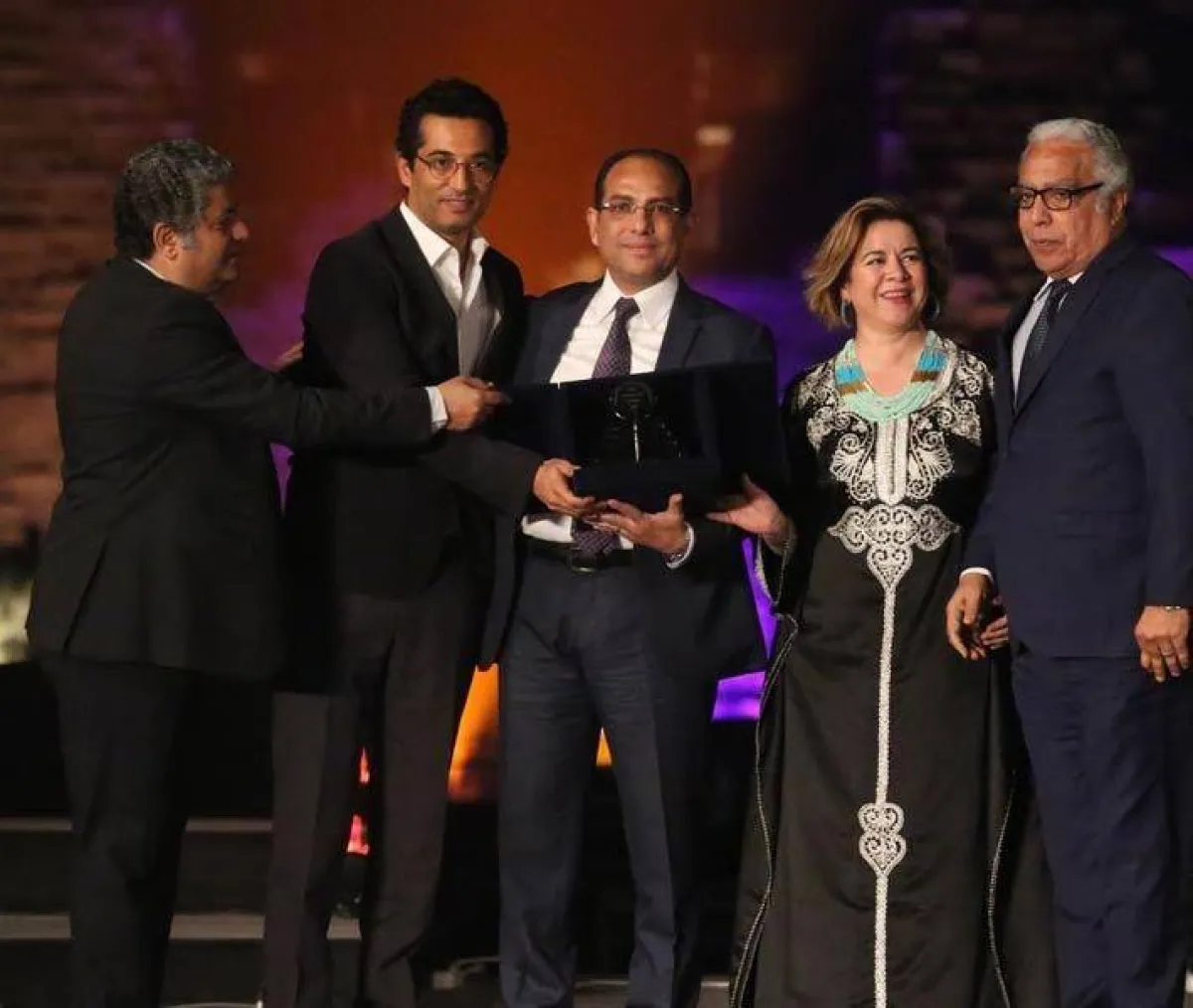 تكريم عمرو سعد في دورة سابقة من المهرجان عام 2017 -  الصورة من حساب المهرجان على فيسبوك