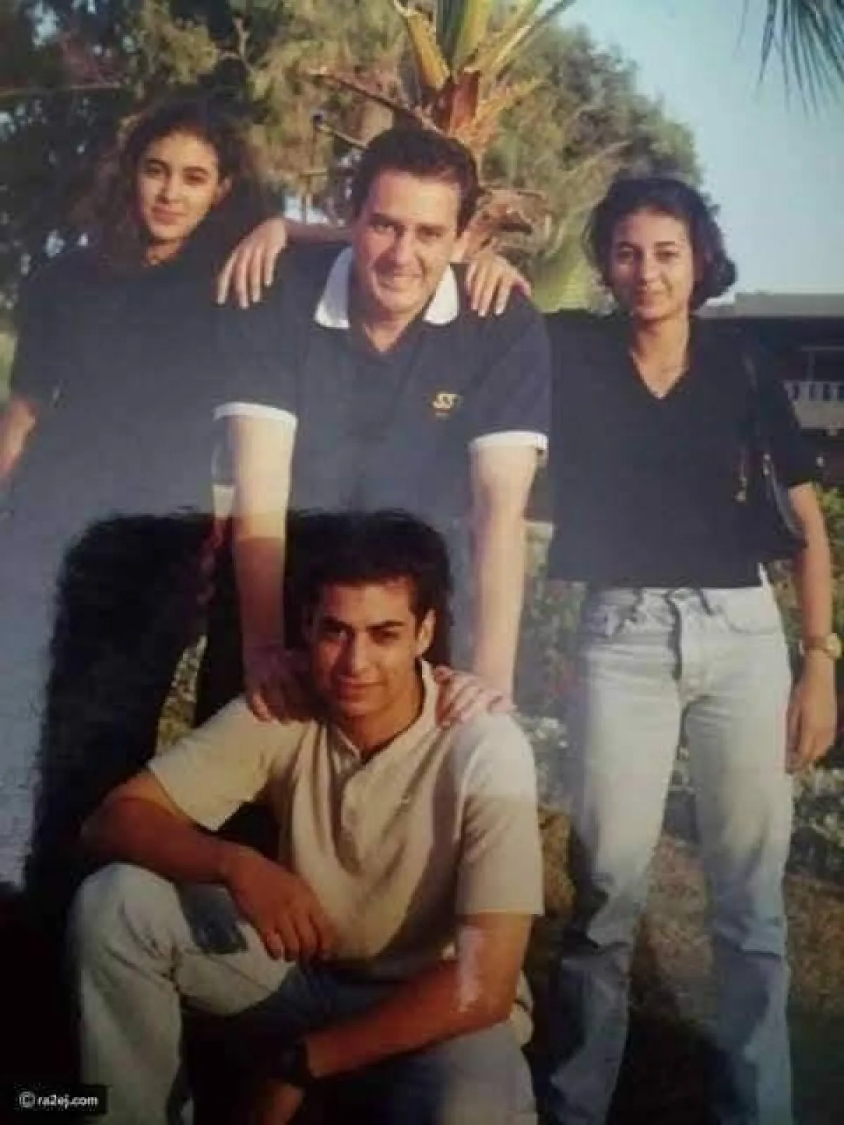 ياسمين صبري ووالدها وشقيقتها وشقيقها - الصورة من حساب أشرف صبري على فيسبوك