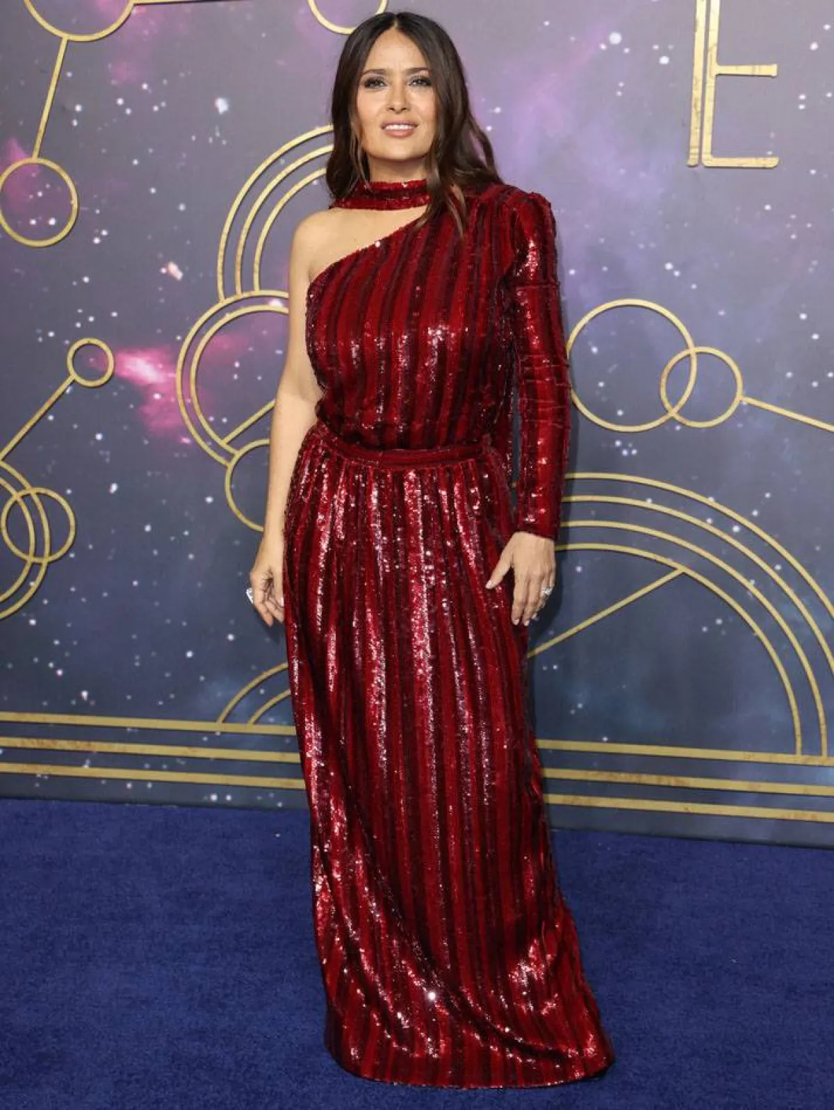 سلمى حايك ترتدي من سان لوران