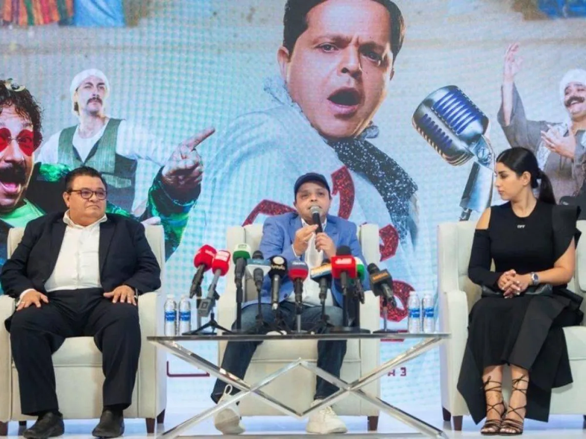 خلال المؤتمر الصحفي 