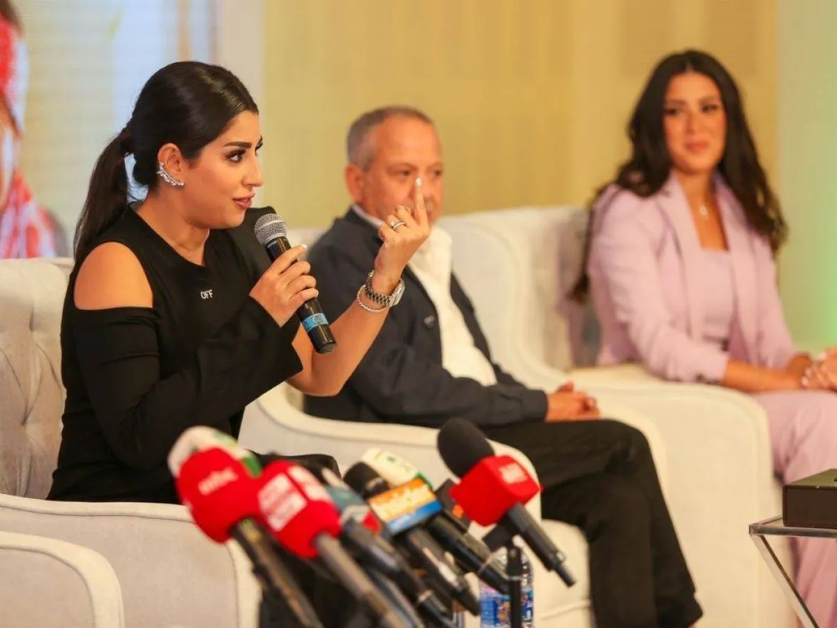 خلال المؤتمر الصحفي 