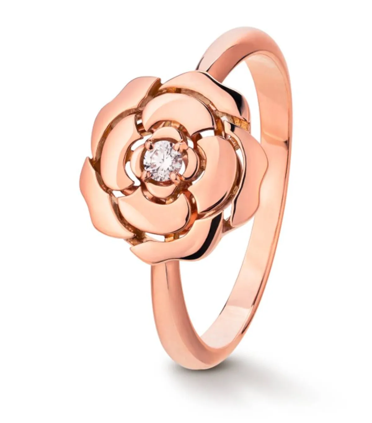 خاتم ذهب وردي من شانيل Chanel