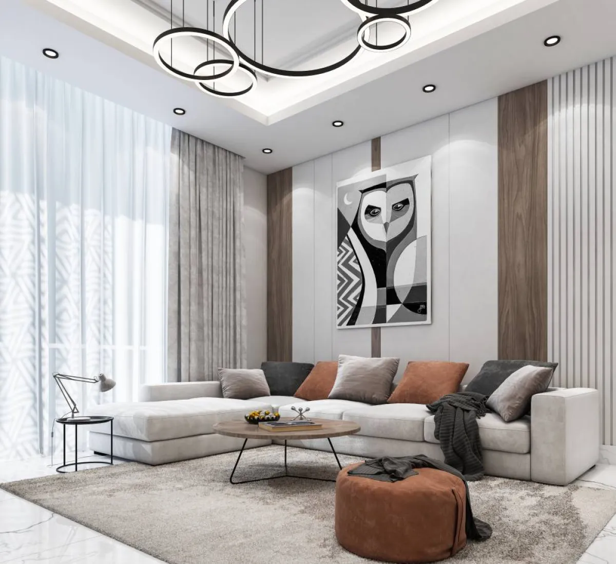 طرق تنسيق طاولات القهوة 