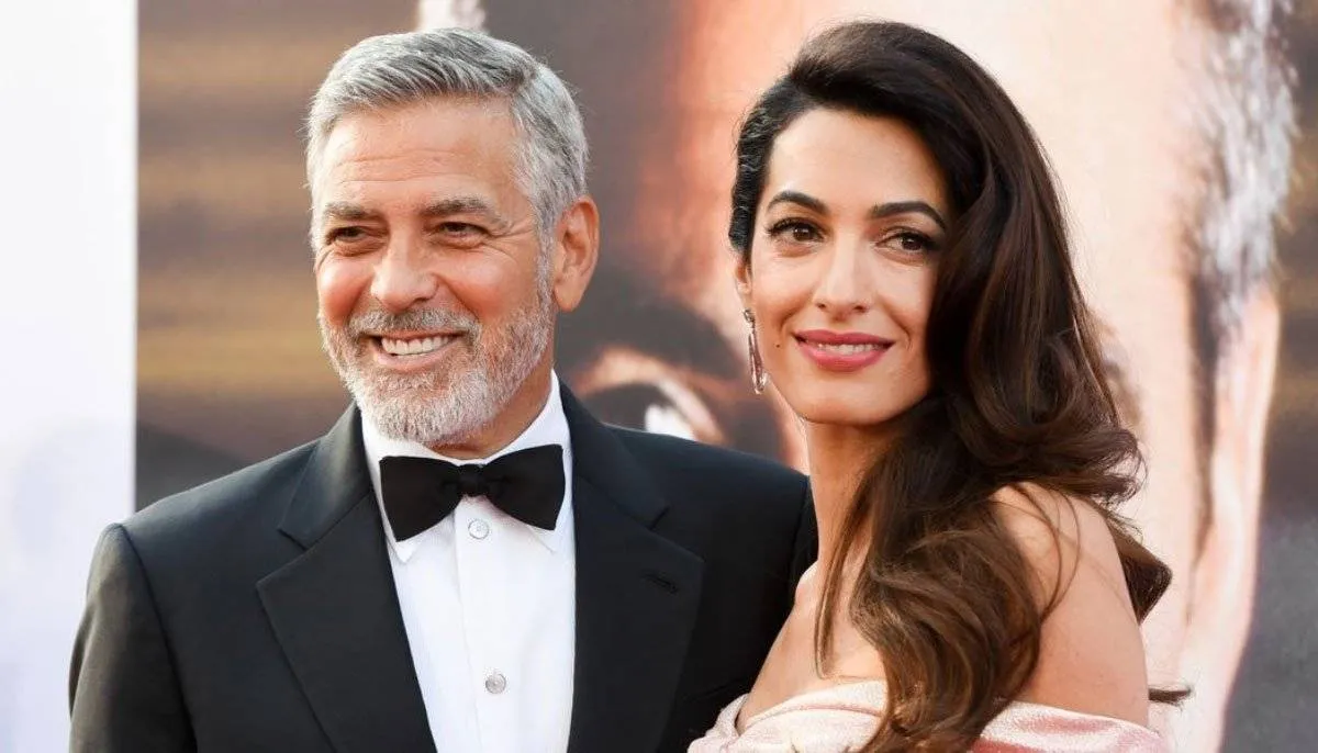 جورج كلوني وزوجته - الصورة من موقع The Celeb Post	 		