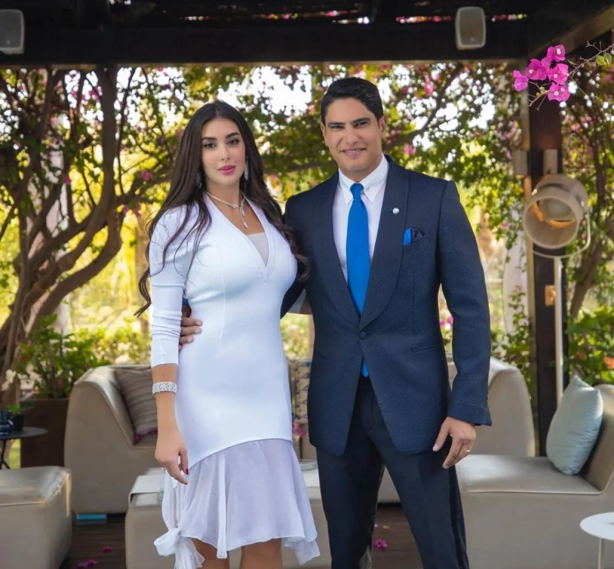 ياسمين صبري وزوجها أبو هشيمة - الصورة من حسابها على انستغرام