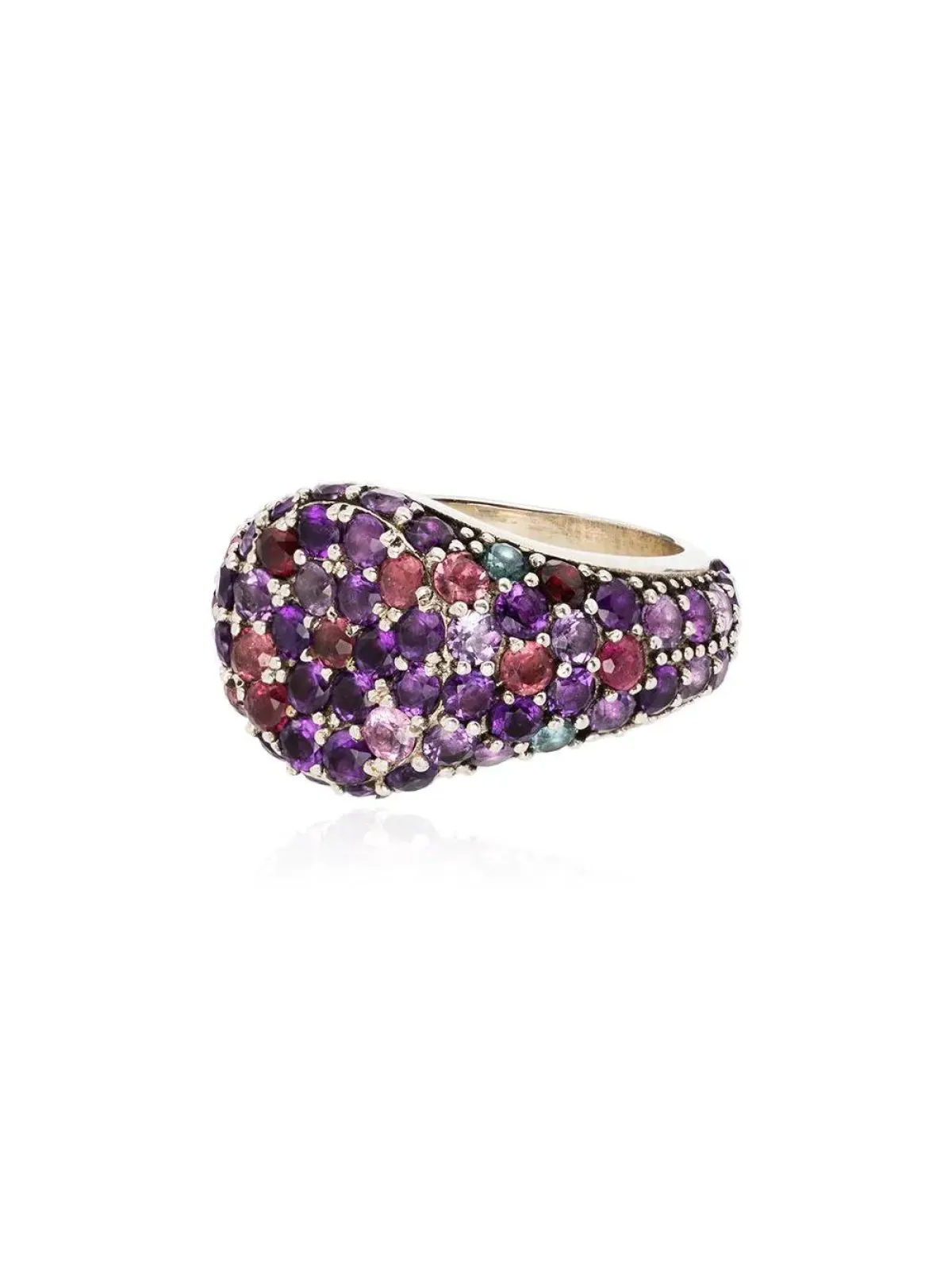 خاتم مرصع بأحجار باللون البنفسجي من Shola Branson