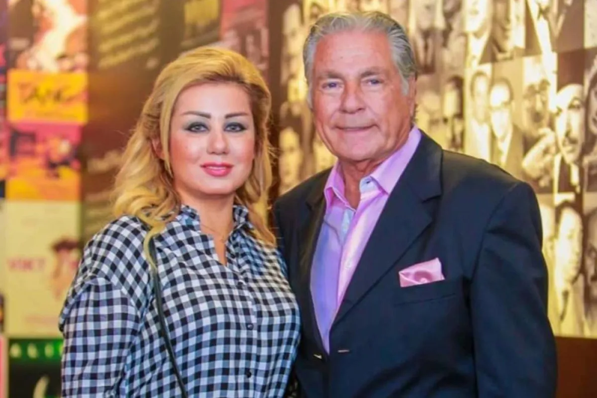 مصطفى فهمي وفاتن موسى- الصورة من حسابها على الفيس بوك