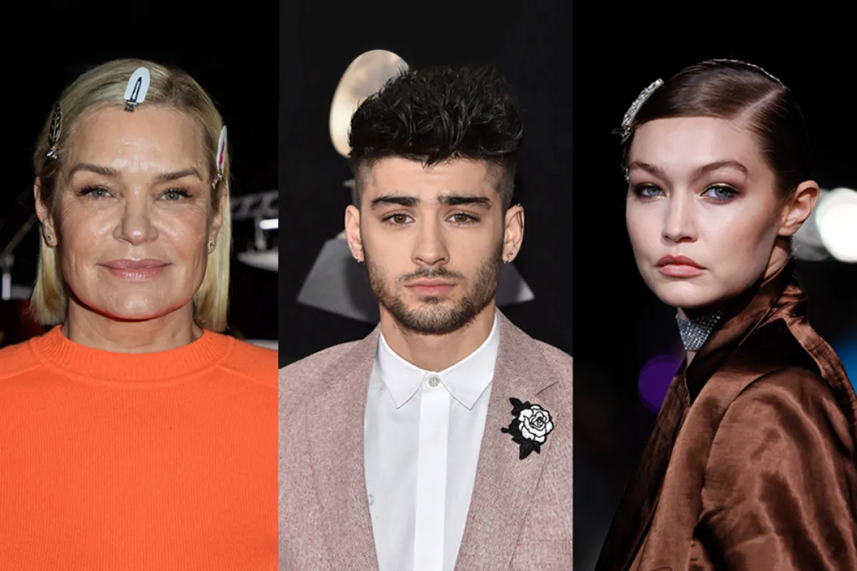  جيجي حديد ووالدتها وزين مالك - الصورة من موقع StyleCaster