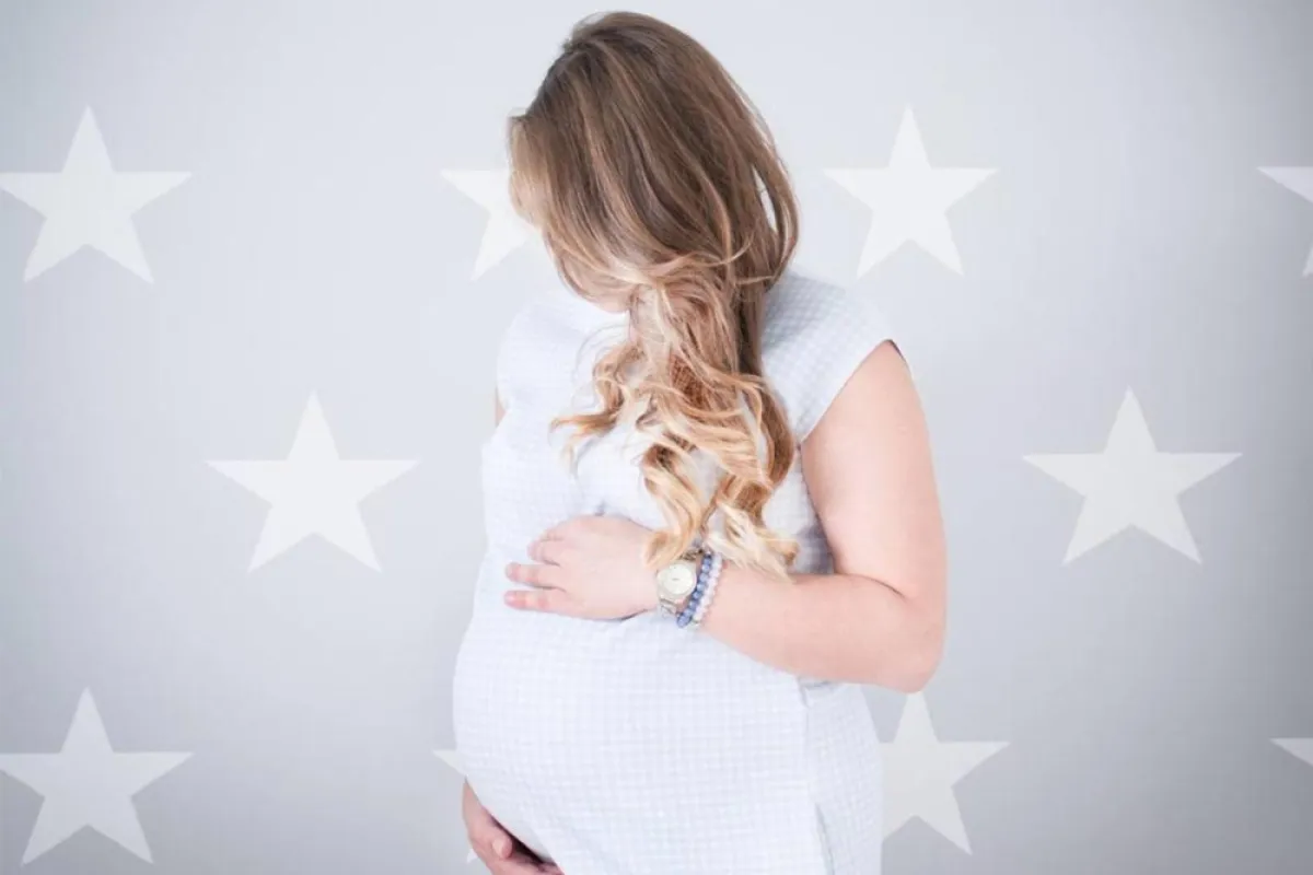 صورة لحامل في الأسابيع الأخيرة