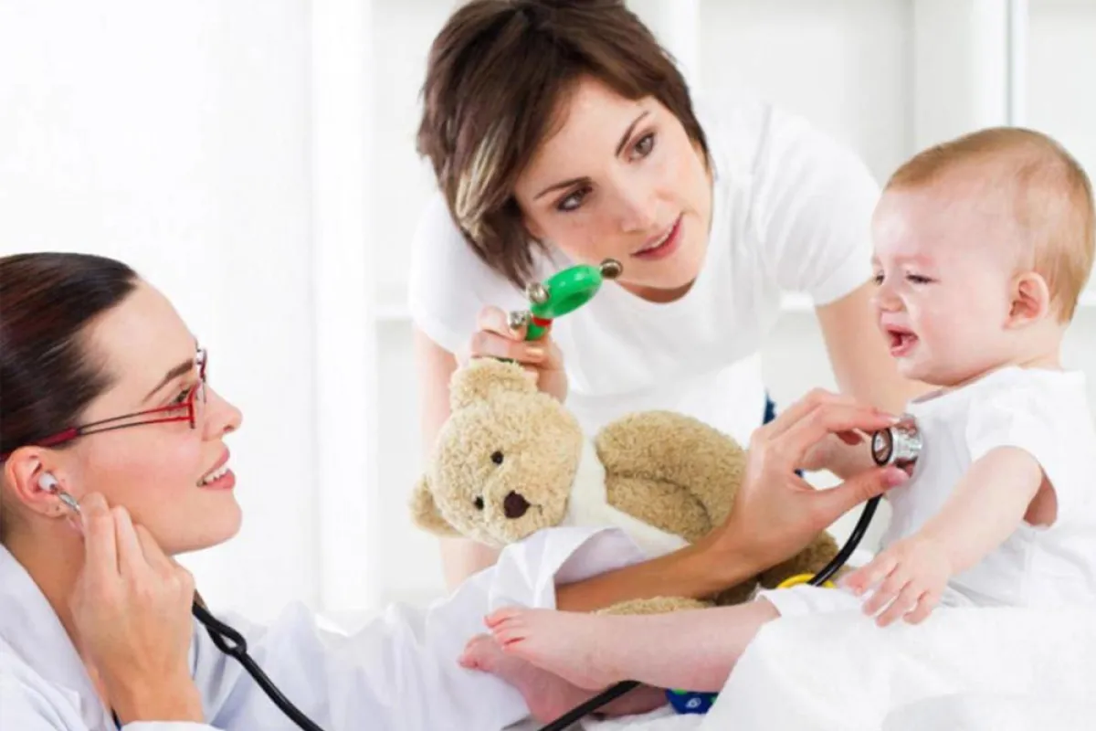 صورة لطفل يعاني من ضيق التنفس