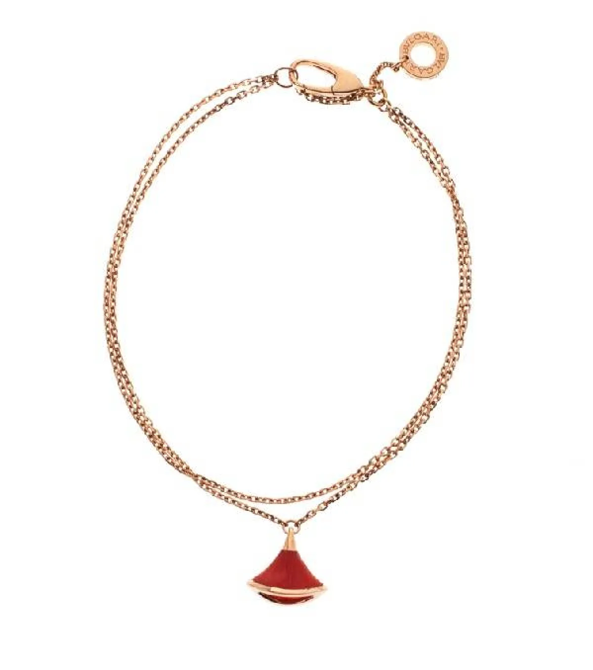 سوار بحجر المرجان من Bvlgari 