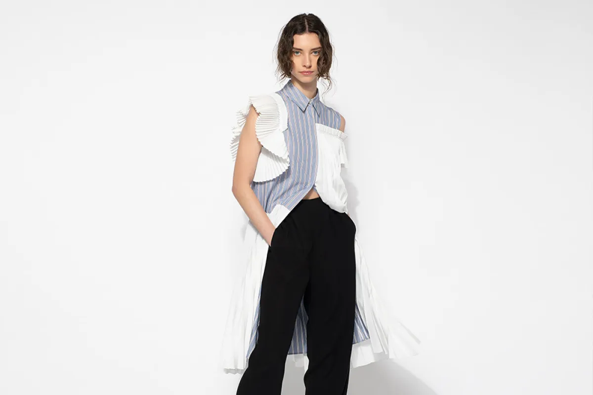 السروال الأسود الكلاسيكي من اديام  Adeam