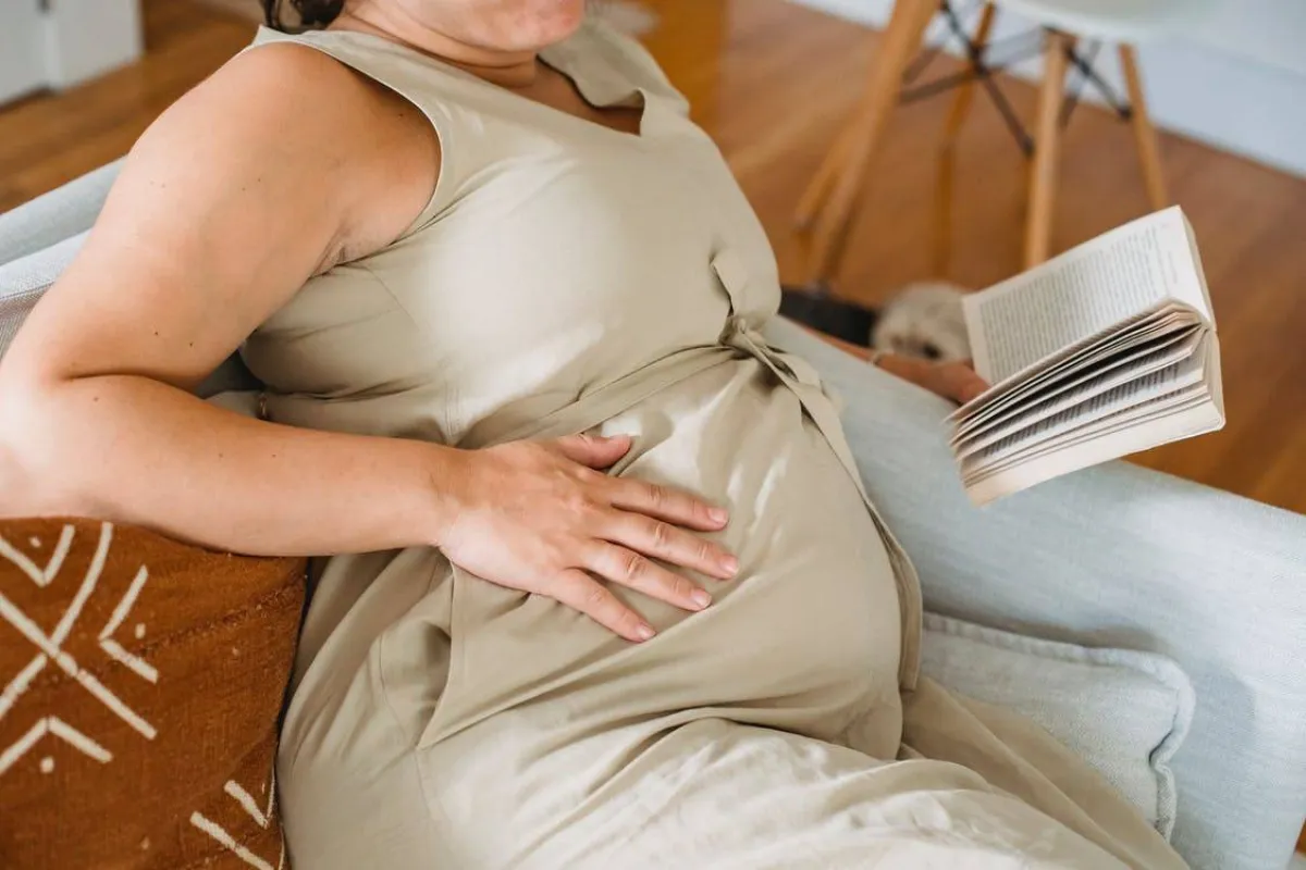 صورة لحامل تشعر بالتعب