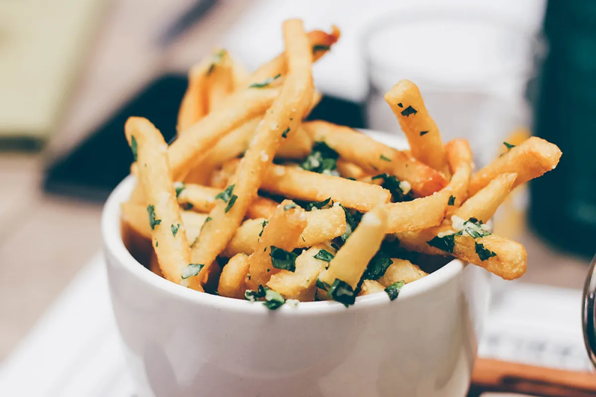 صورة لطبق من البطاطس