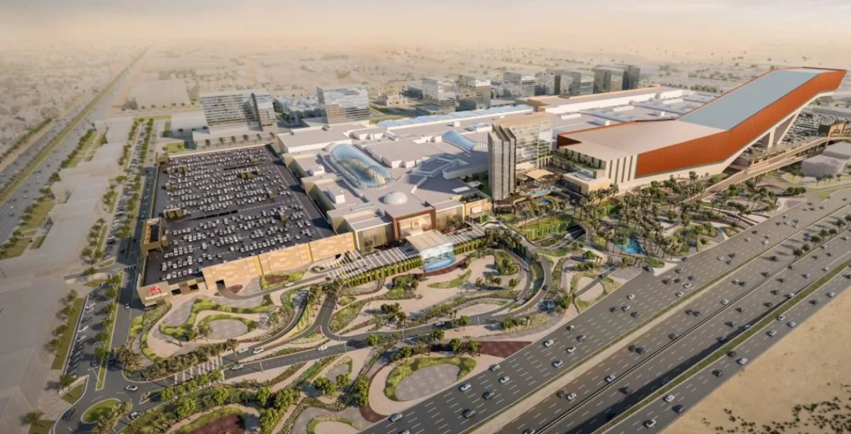 صورة لمخطط إنشاء مول السعودية- الصورة من صحيفة الشرق الأوسط