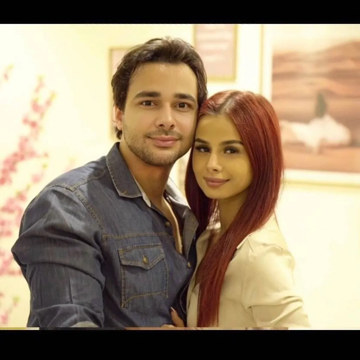 منة عرفة وزوجها محمود المهدي- الصورة من حساب منة على انستغرام