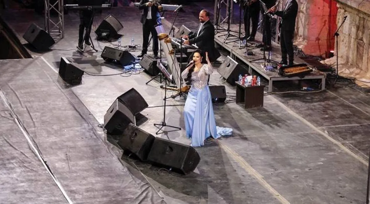 ديانا كرزون تشعل أجواء حفلها بمهرجان جرش - الصورة من حسابها على انستغرام