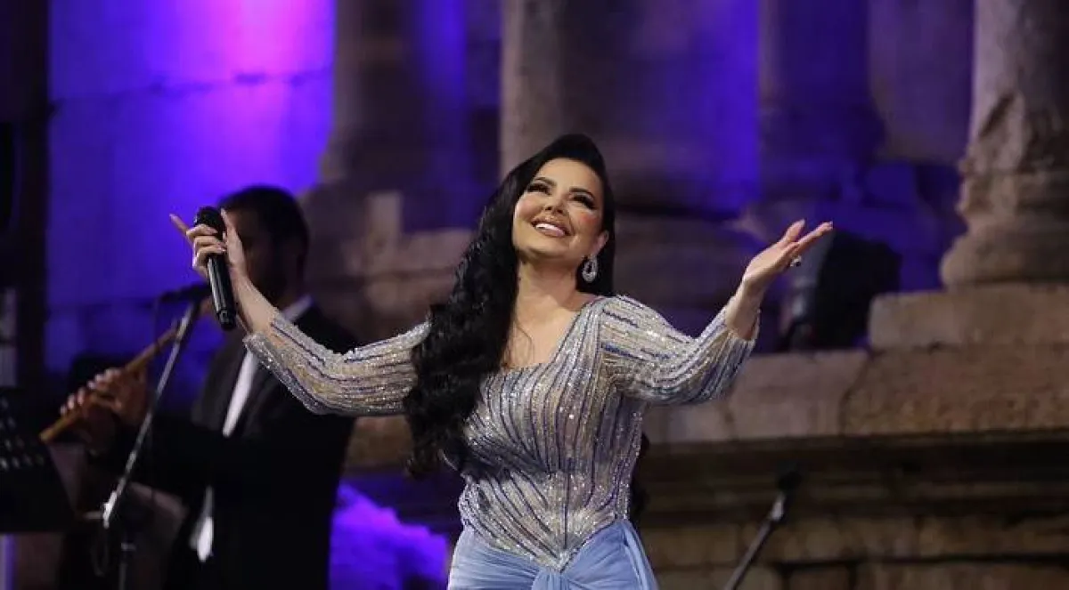 ديانا كرزون في مهرجان جرش - الصورة من حسابها على انستغرام