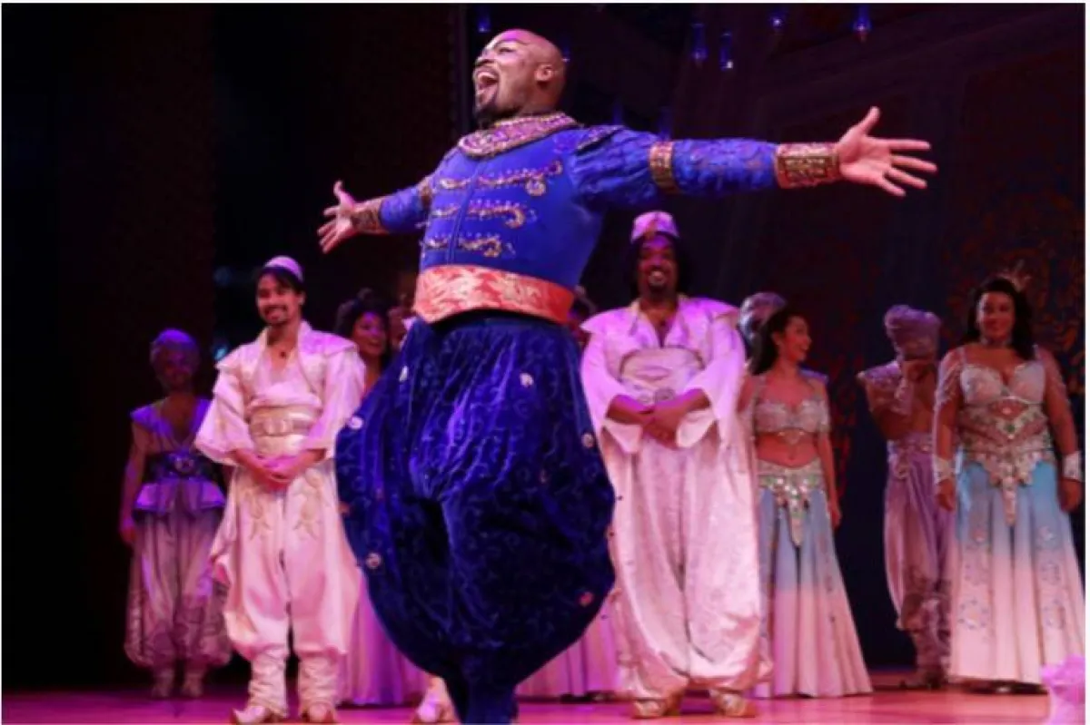 الجني - مايكل جيمس سكوت من عرض علاء الدين من موقع www.broadway