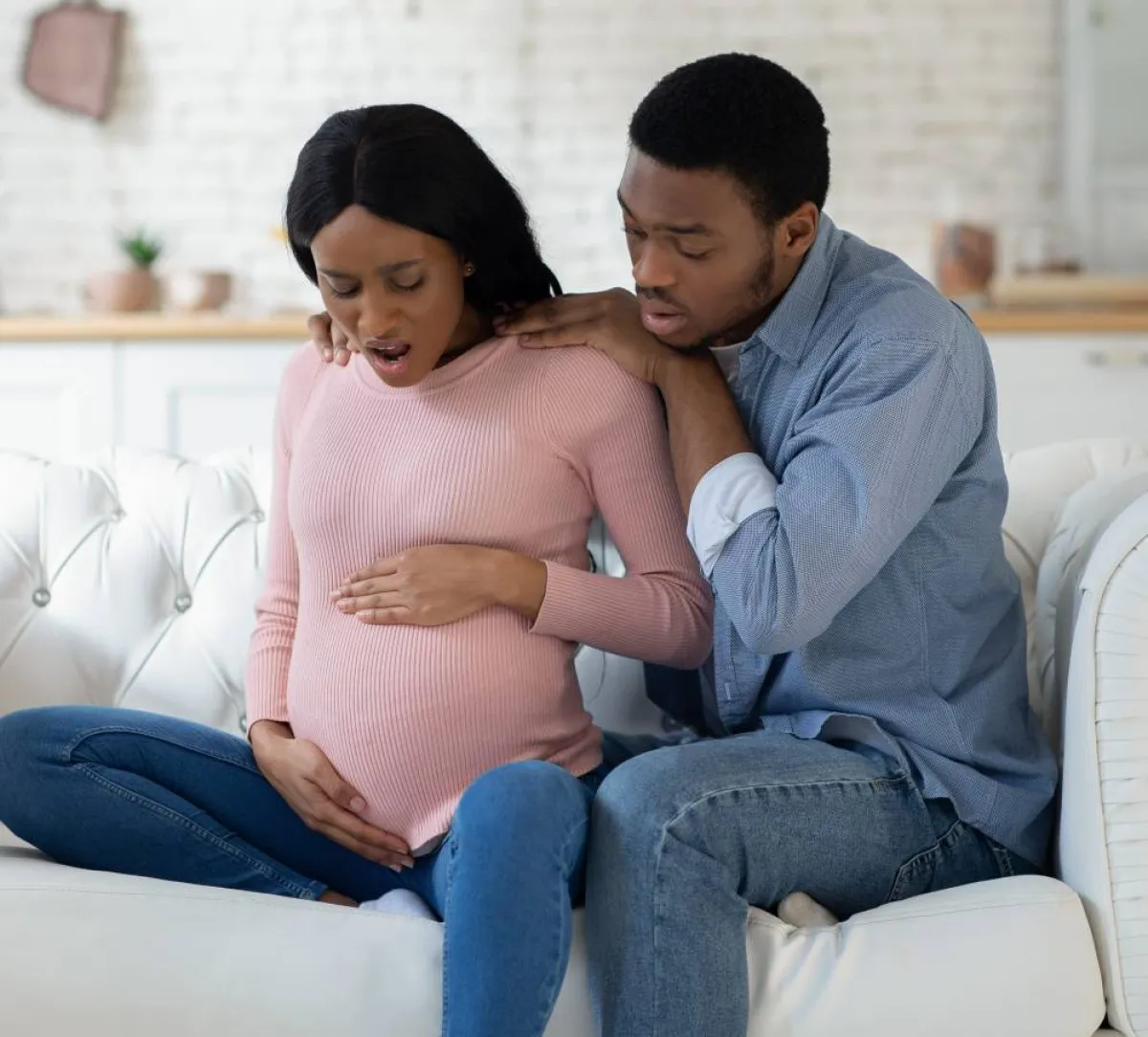 صورة لحامل في المخاض