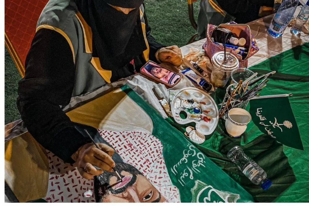 من الفنانات المشاركة في الفعالية