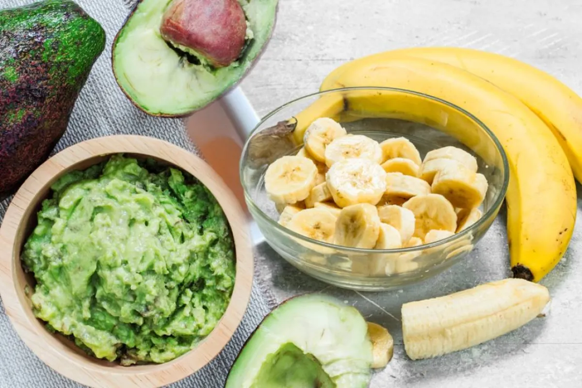 الموز لفرد الشعر