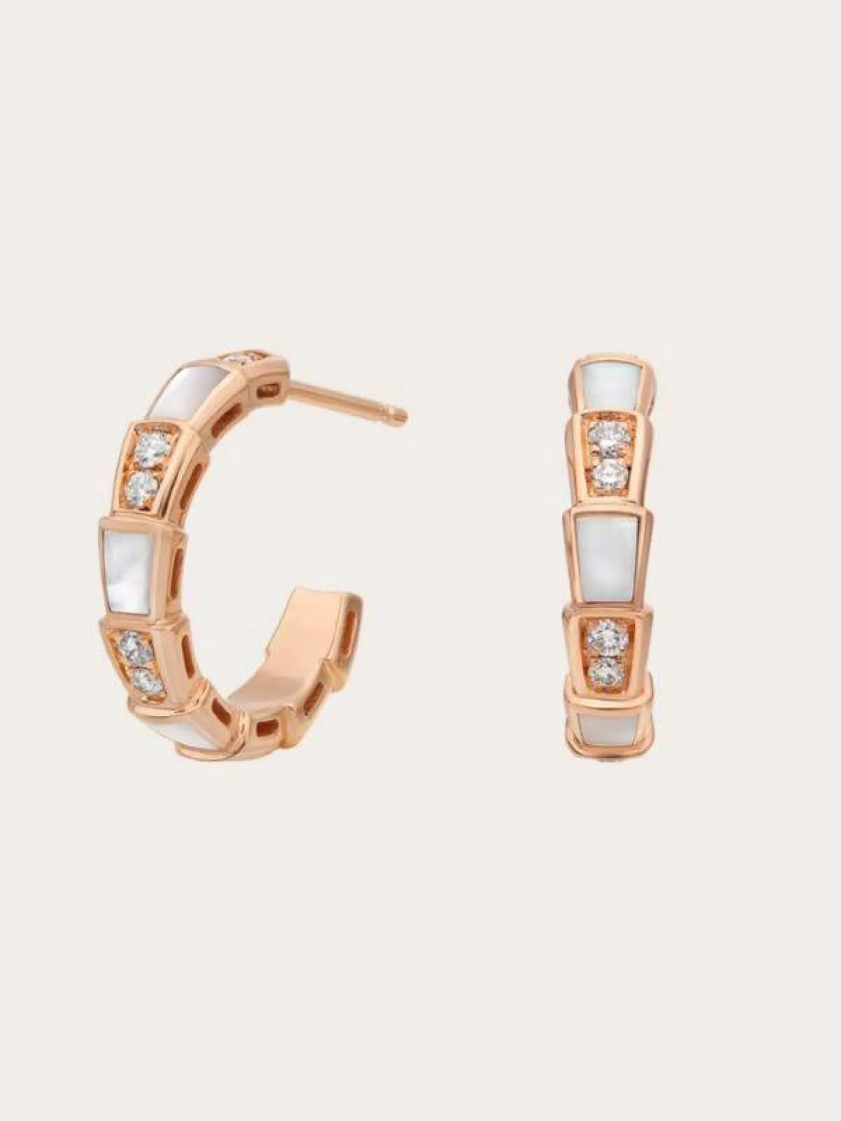 أقراط سيربنتي فايبر من بولغاري Bvlgari