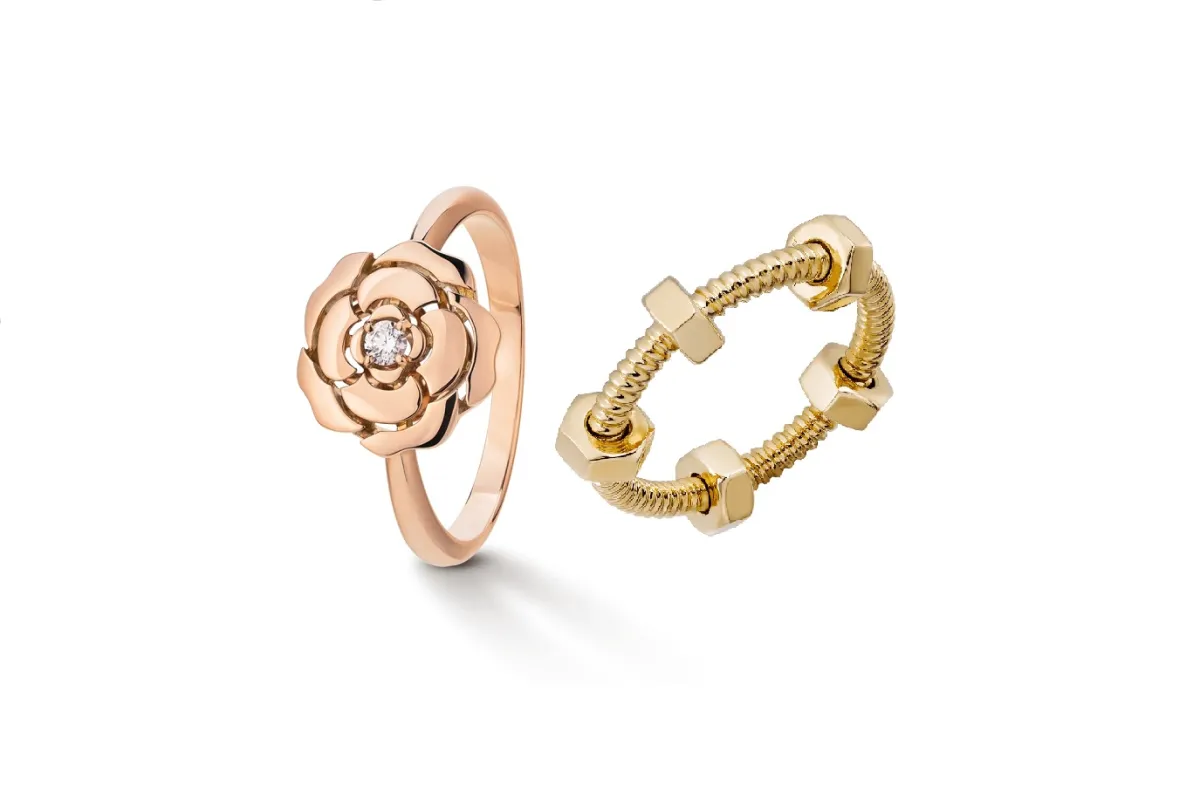 خواتم ذهب ناعمة للأصابع الرفيعة