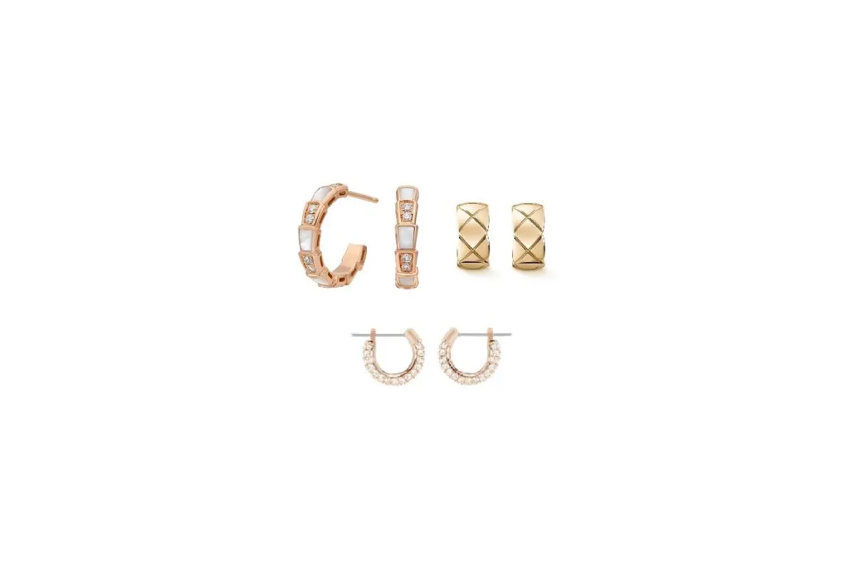 أقراط على شكل حرف C