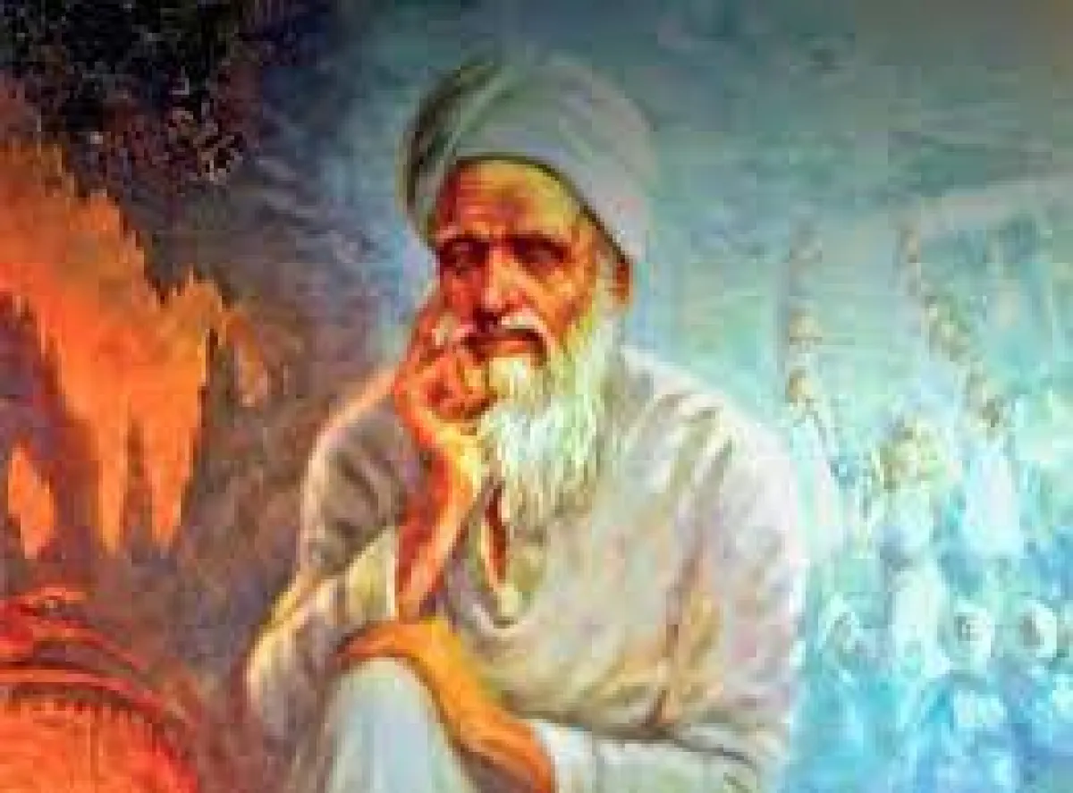 أبو العلاء المعري - صورة تعبيرية