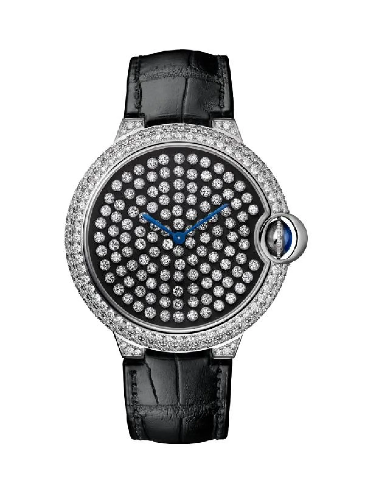 ساعة باللون الأسود لخريف 2021 من كارتييه Cartier