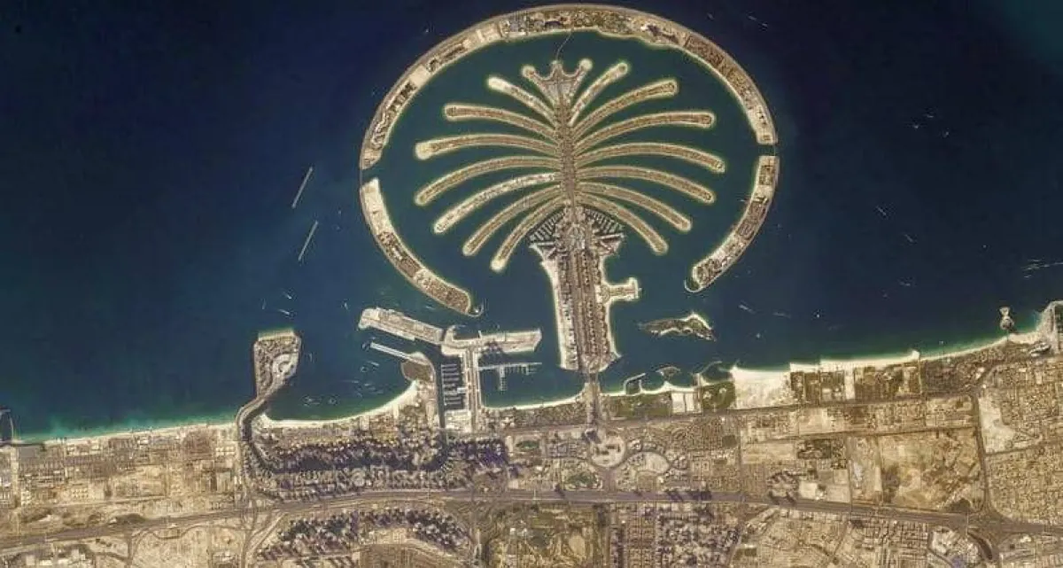 صورة لمدينة دبي. الصورة من حساب توماس بيسكيه على تويتر