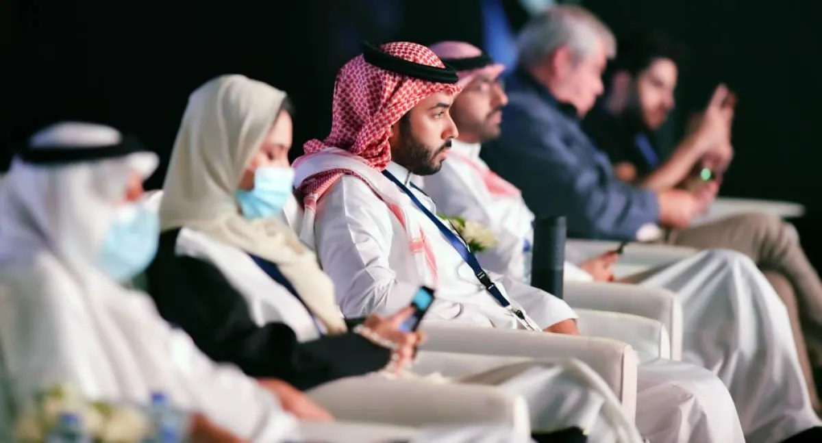 عدد من المشاركين في مؤتمر الناشرين الأول في السعودي