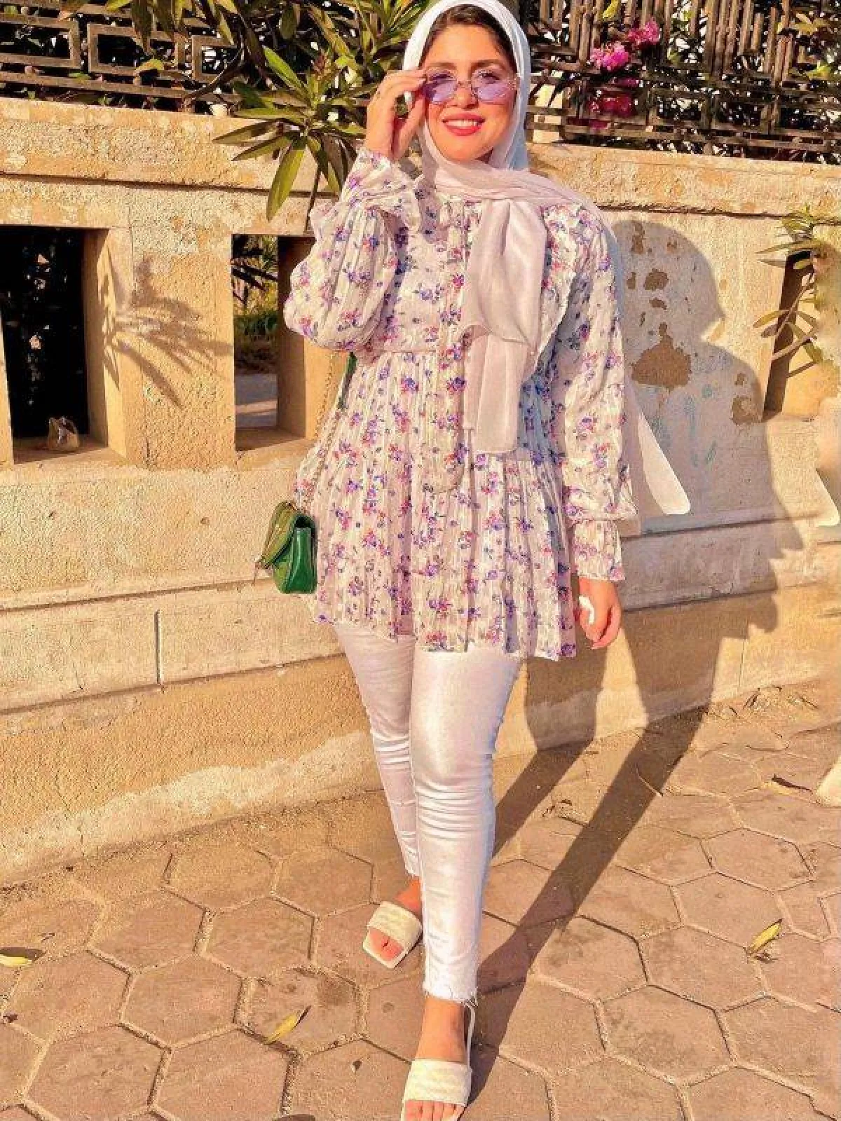 القميص المطبع من ياسمين إبراهيم