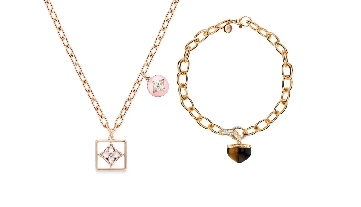 مجوهرات على شكل مشابك ورق