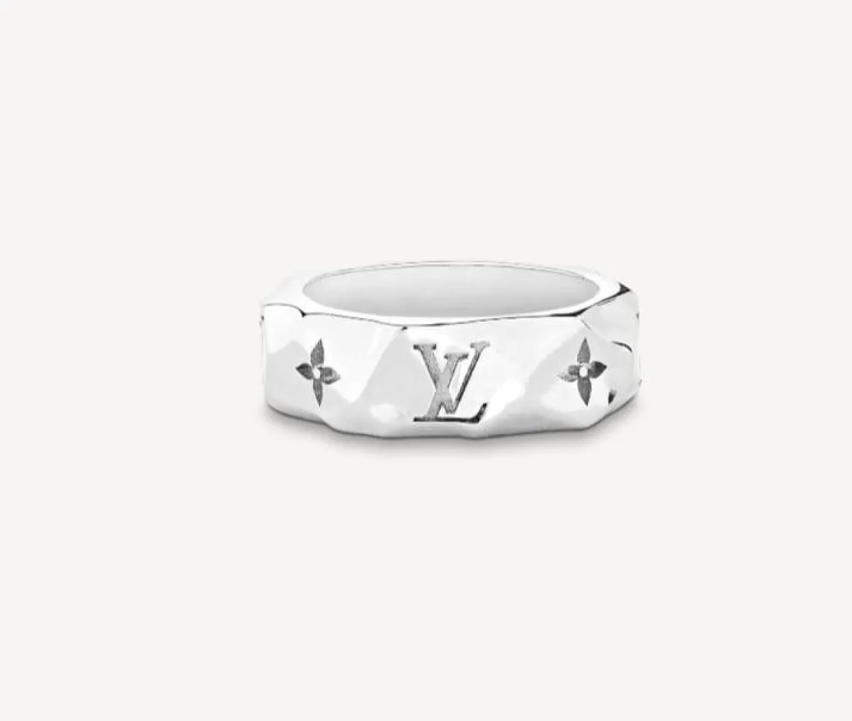   Louis Vuitton خاتم منحوت من علامة لويس فيتون