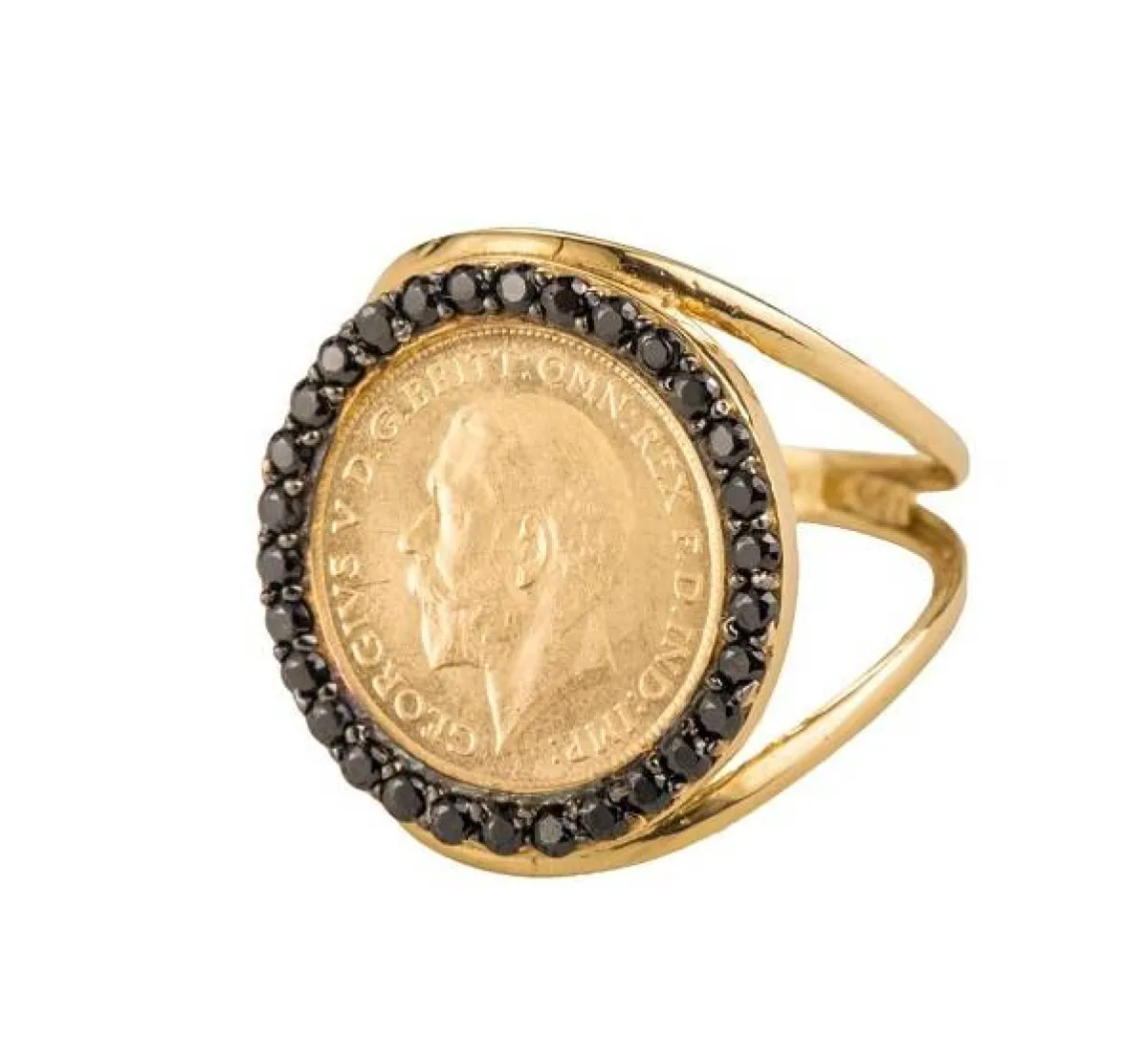 خاتم ليرا ذهب من Garo boyadjian