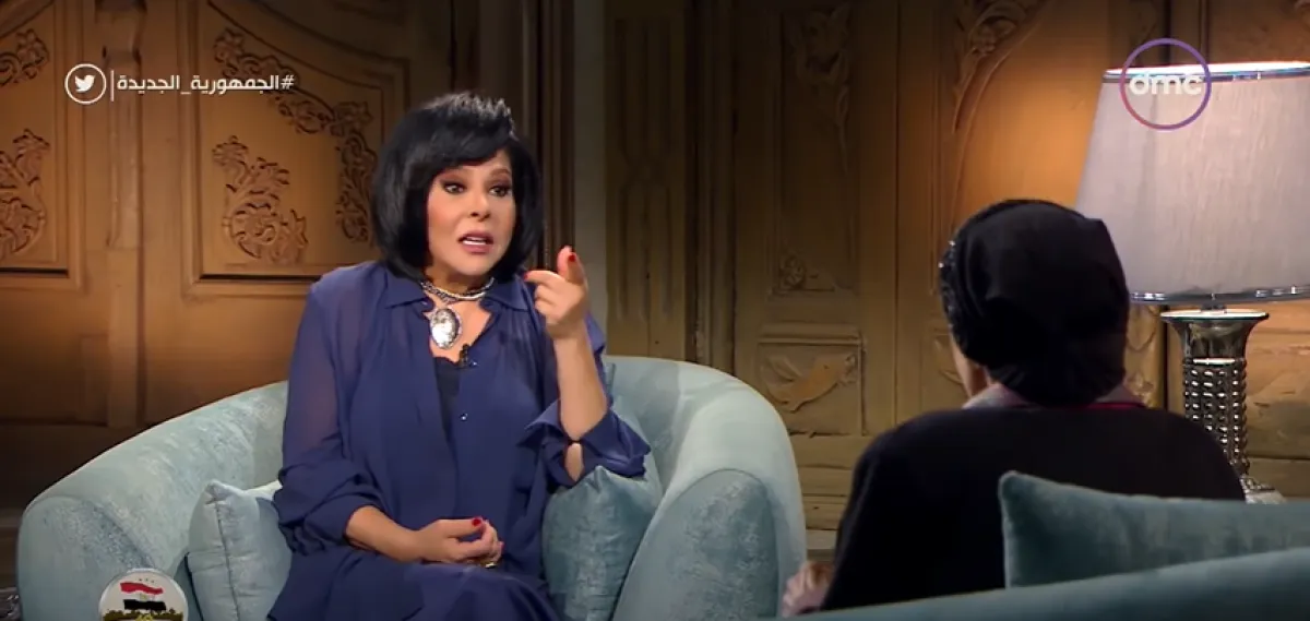 إسعاد يونس في برنامج صاحبة السعادة تستضيف رجاء حسين - الصورة من حساب شاشة dmc على يوتيوب