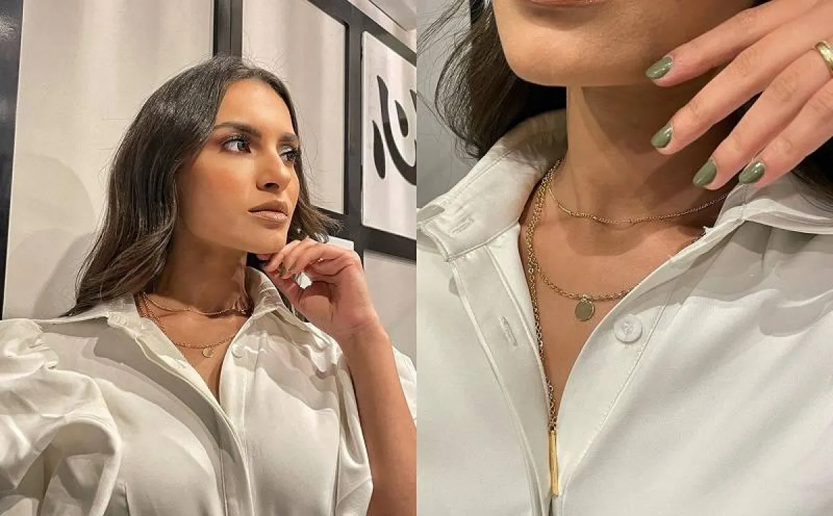 السلاسل مجدداً مع إطلالة نهارية-الصورة من صفحة كارمن سليمان على انستغرام