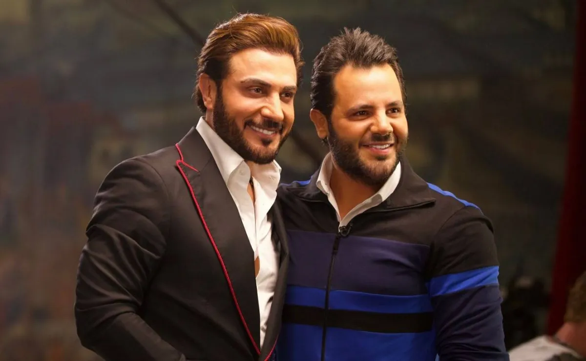 ماجد المهندس ونيشان - الصورة من المكتب الإعلامي للـ MBC