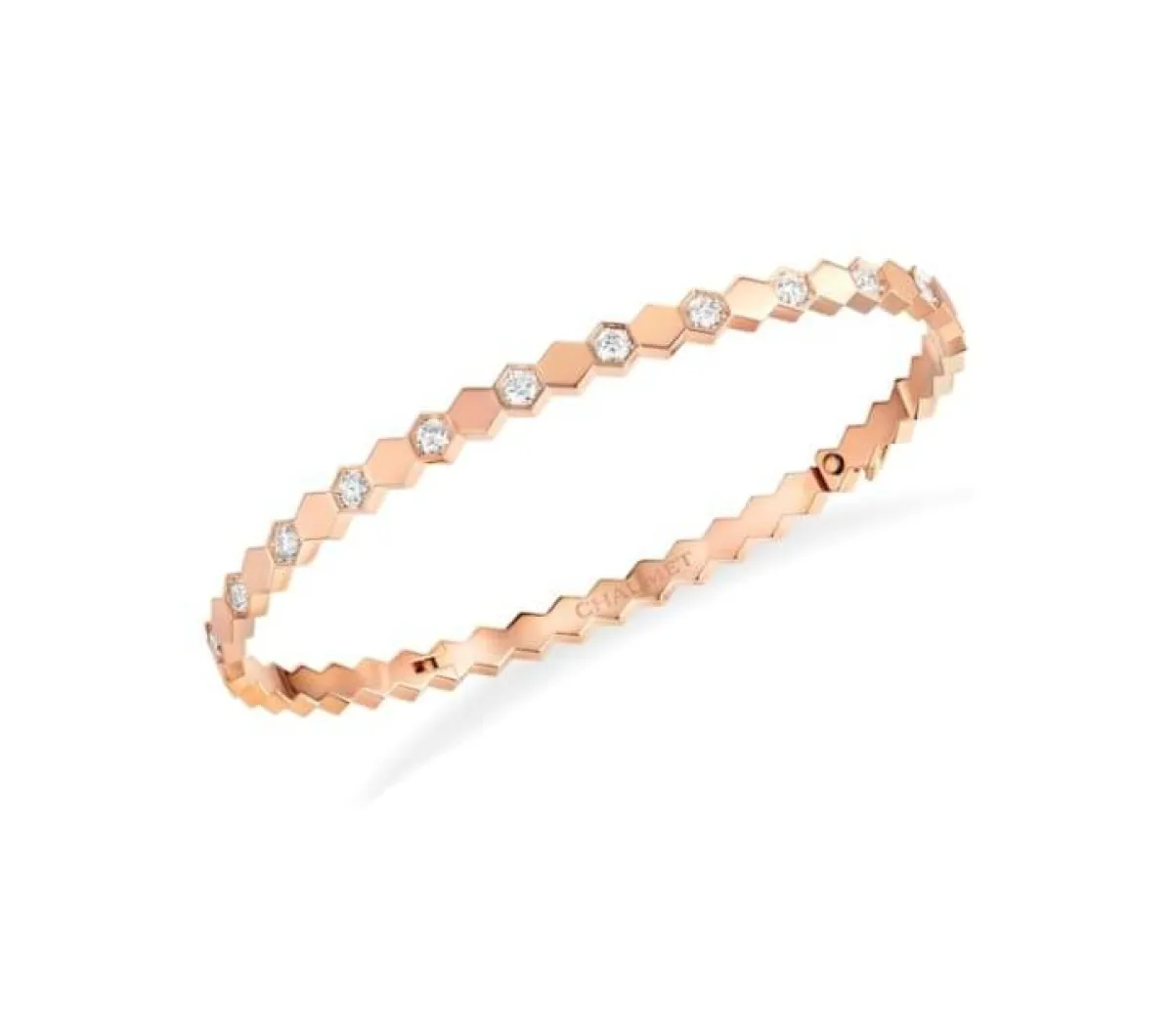 chaumet سوار ذهب وردي من علامة شوميه