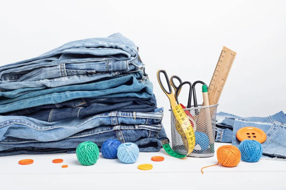 أفكار لإعادة استخدام الجينز القديم