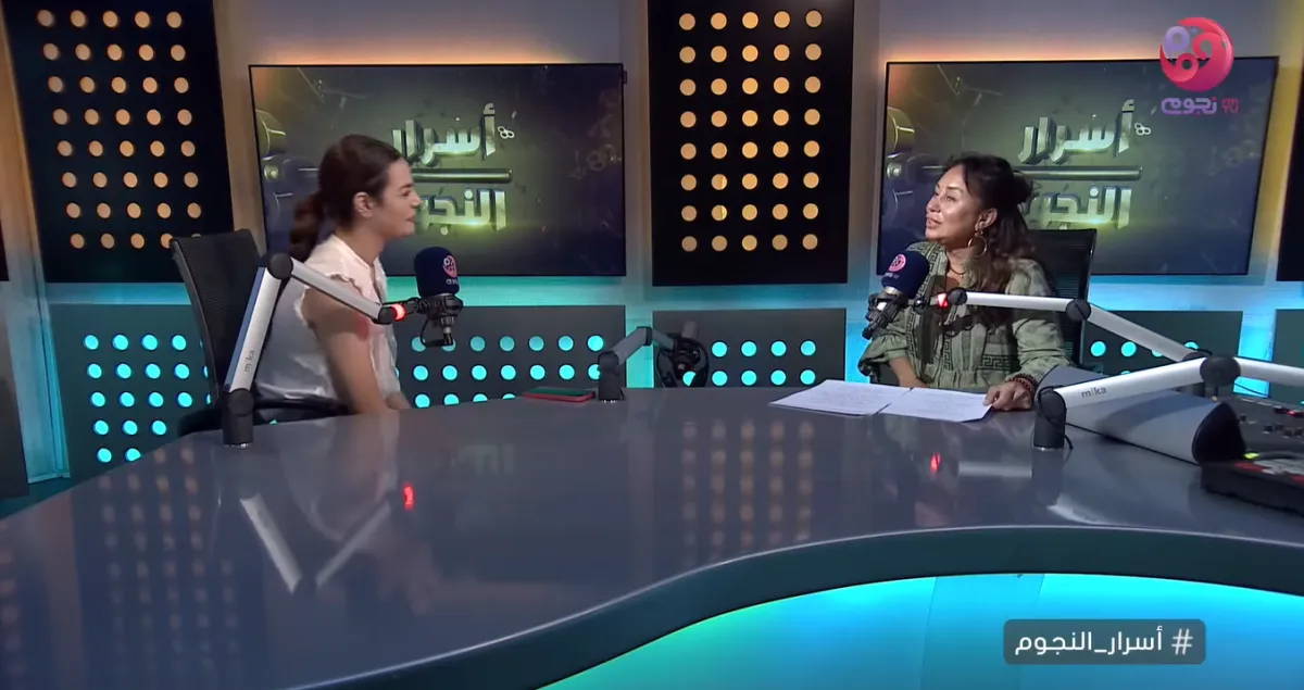 هنادي مهنى مع الإعلامية إنجي علي في برنامج أخبار النجوم - الصورة من صفحة البرنامج على فيسبوك