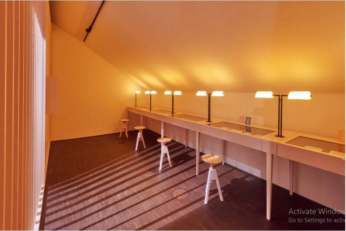 واجهات عرض فى المتحف