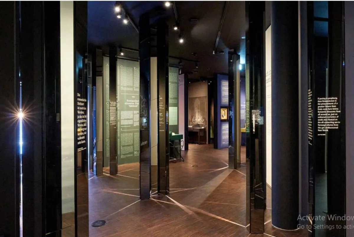 قاعات عرض تفاعلية بالمتحف