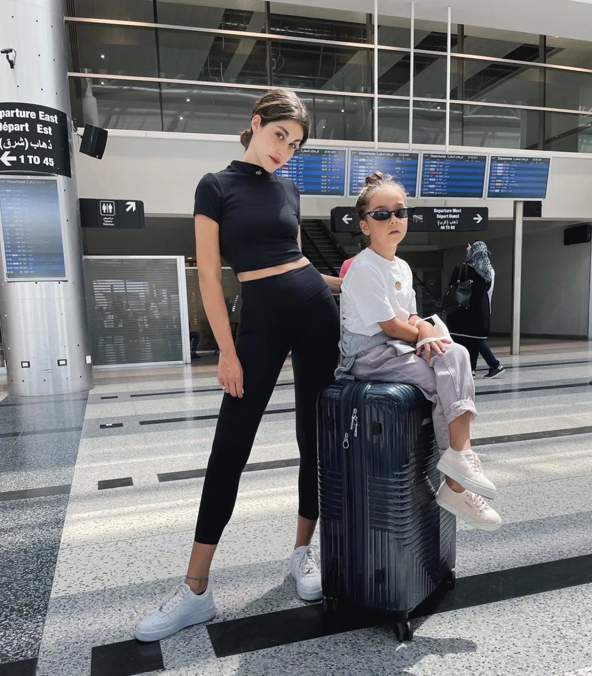 نور عريضة وابنتها ايلا - الصورة من حسابها على انستغرام