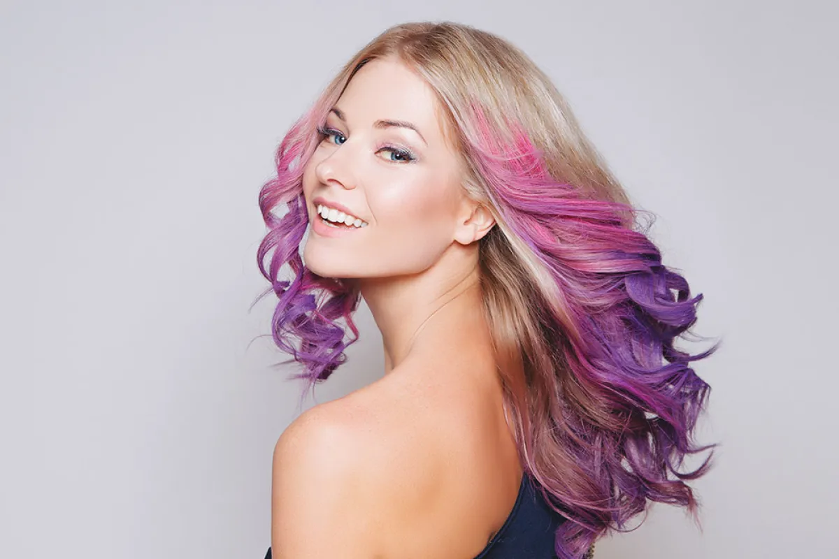 ألوان باستيل موضة خريف 2021 للشعر