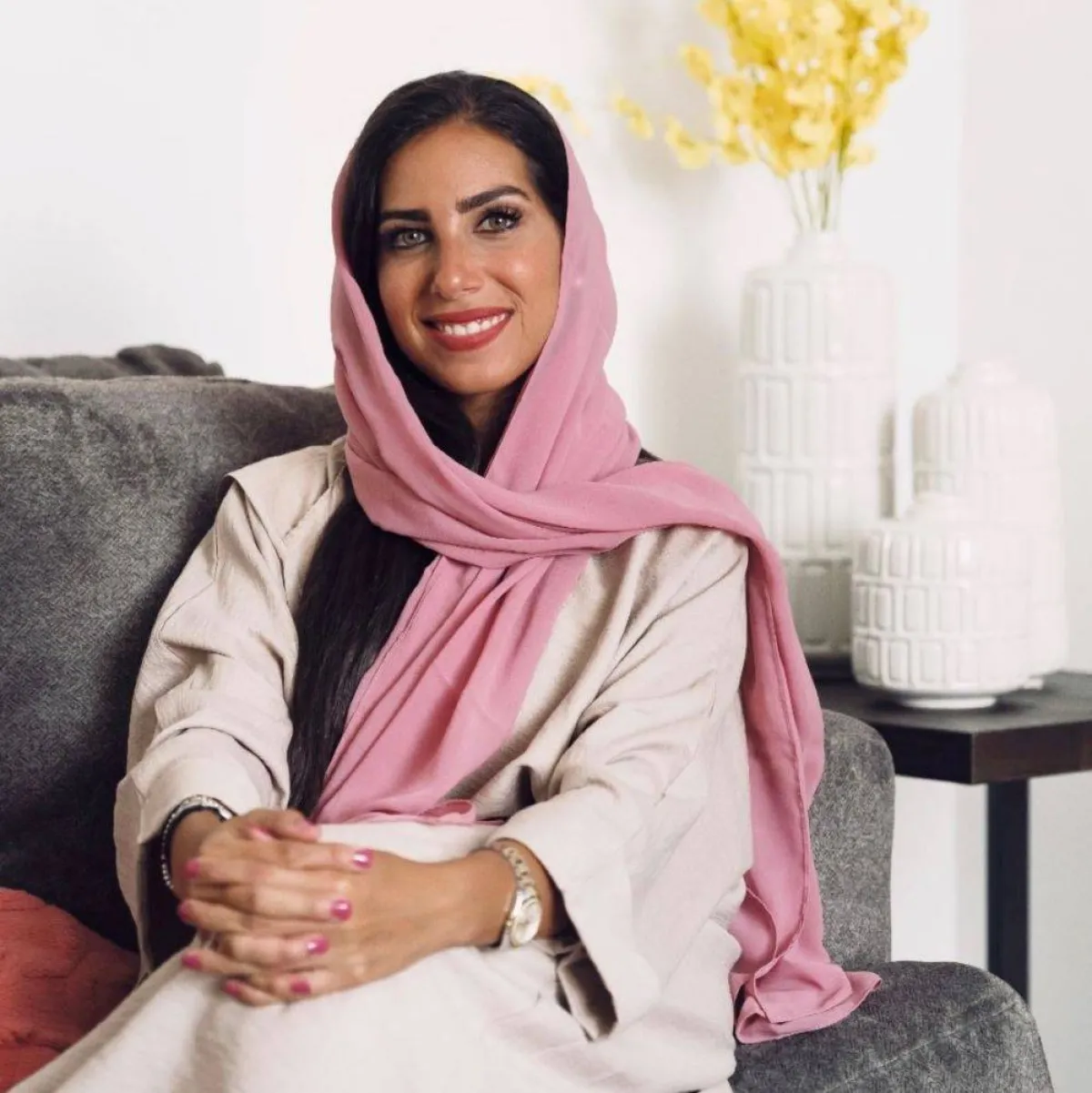 ريهام أفندي متعافية من سرطان الثدي